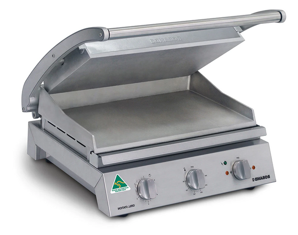 Roband GSA810S 8 slice grill station, smooth plates