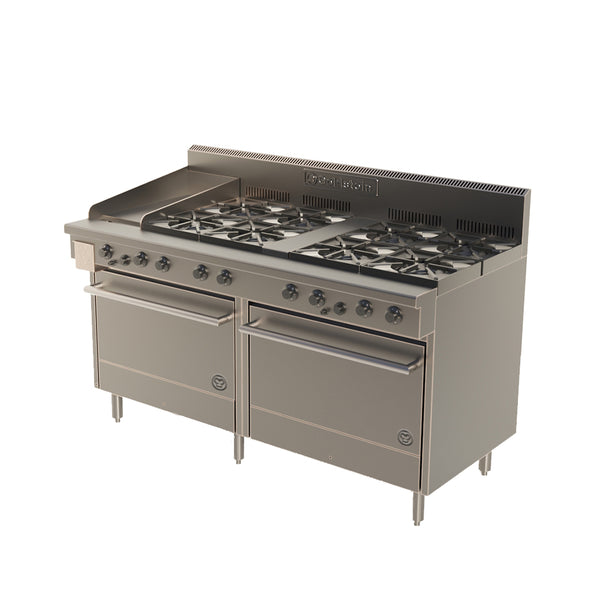 Goldstein PF12G8228 1220mm Gas Double Oven Ranges