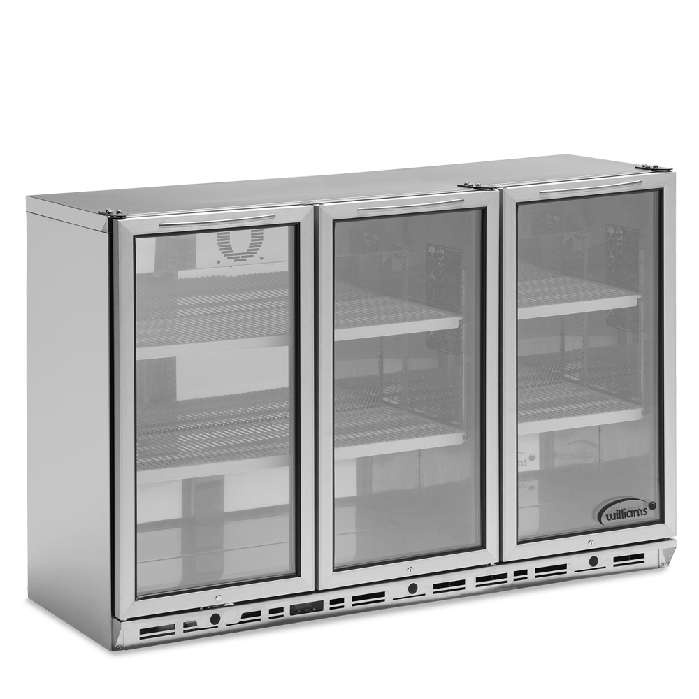 Williams Refrigeration BC3SS Bootle Cooler Stainless Steel 3 Door Refrigerator