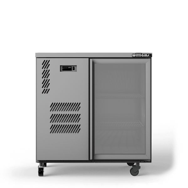Williams Refrigeration HC1USS Cameo Stainless Steel Glass One Door Refrigerator