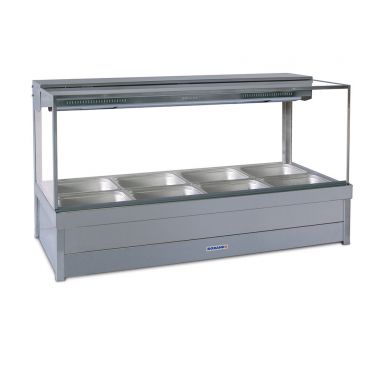 Roband S26RD Square Glass Hot Foodbar