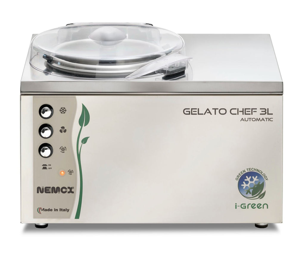 Nemox GELATO CHEF 3L AUTO I-GREEN BENCHTOP ICE CREAM MACHINE