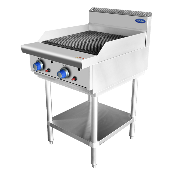 Cookrite AT80G6C-F-NG 600mm Char Grill with Stand - Natural Gas (600mm Wide)