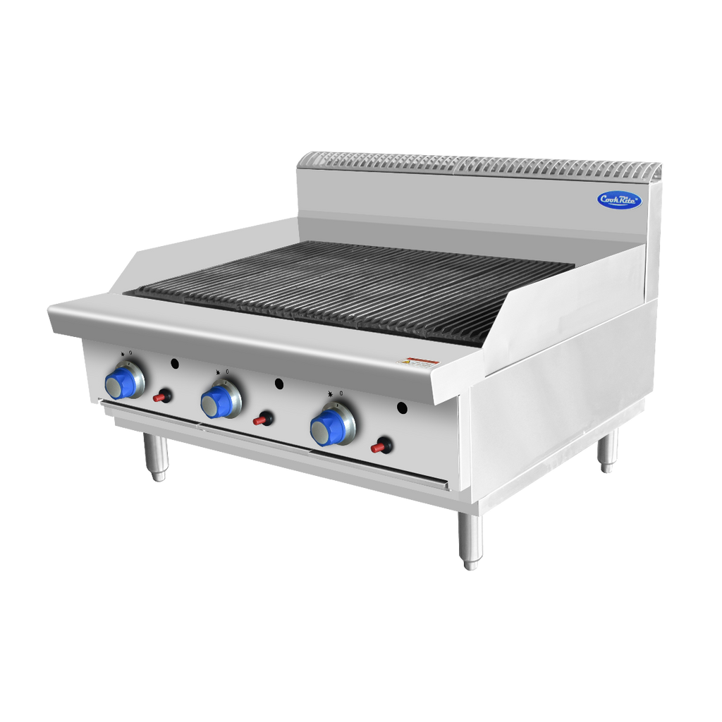 Cookrite AT80G9C-C-LPG Countertop 900mm Char Grill - LPG Gas (900mm Wide)