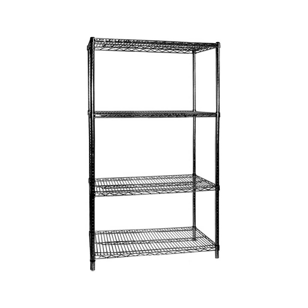 MODULAR SYSTEMS B24/72 <br> Four Tier Shelving <br> D 610 x H 1880 x W 1830 mm