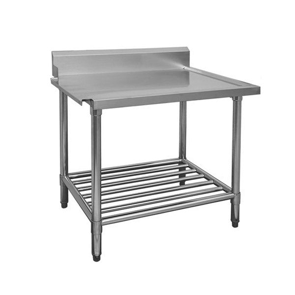 MODULAR SYSTEMS WBBD7-0600L/A All Stainless Steel Dishwasher Bench Left Outlet 600mm