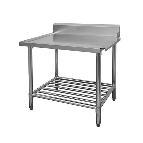 MODULAR SYSTEMS WBBD7-0600R/A  All Stainless Steel Dishwasher Bench Right Outlet 600mm