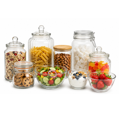 Glass Jars & Bowls