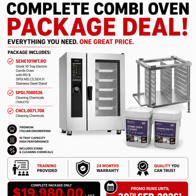 GIORIK 10 TRAY ELECTRIC COMBI OVEN BUNDLE