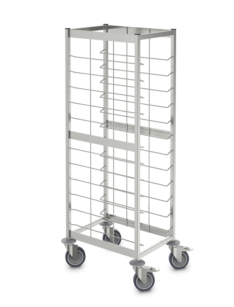 Tray Clearing Trolley, Hupfer TAWEDEL-1-12-EN, 12 x Tray,  100mm 

