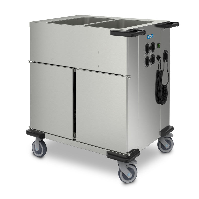 Hupfer SPTW-2EBH-2WF Food transport trolley 2×GN 1/1