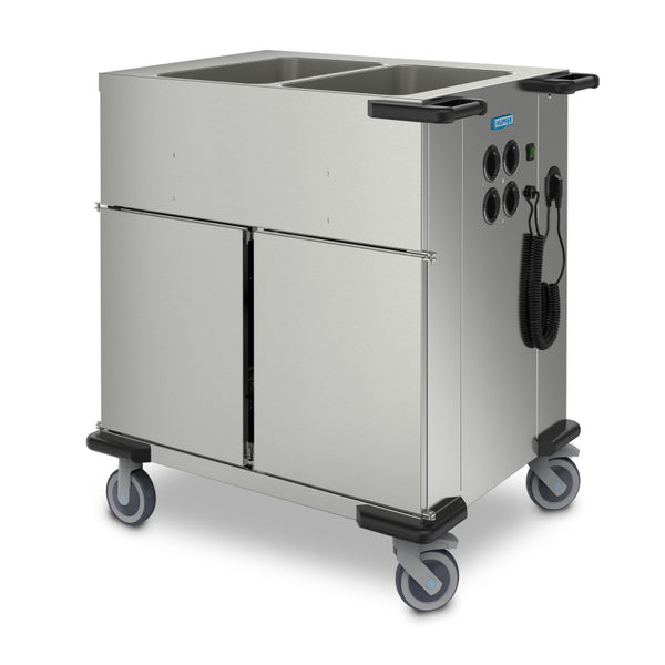 Hupfer SPTW-2EBH-2WF Food transport trolley 2×GN 1/1