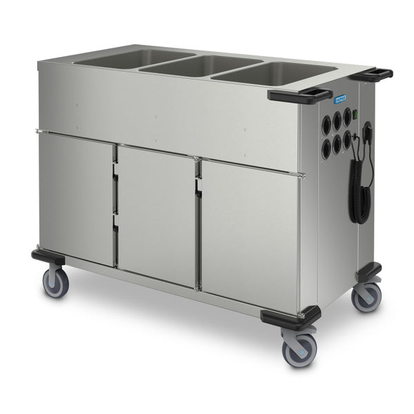 Hupfer SPTW-3EBH-3WF Food Transport Trolley 3×GN 1/1