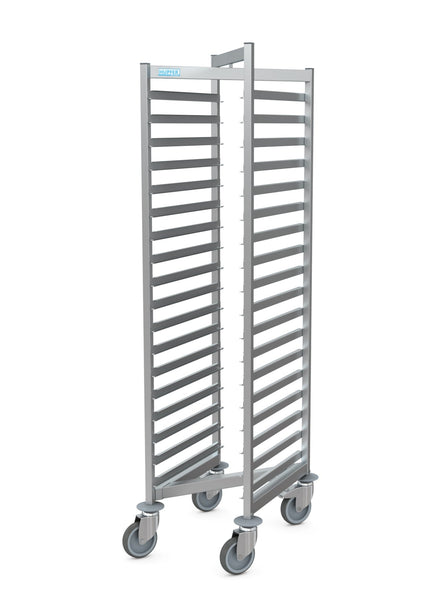 Tall Open Inter Stacking, Hupfer, RWG-E-1-18-GN, Gastro Trolley, Trolley, High Shelf Trolley
