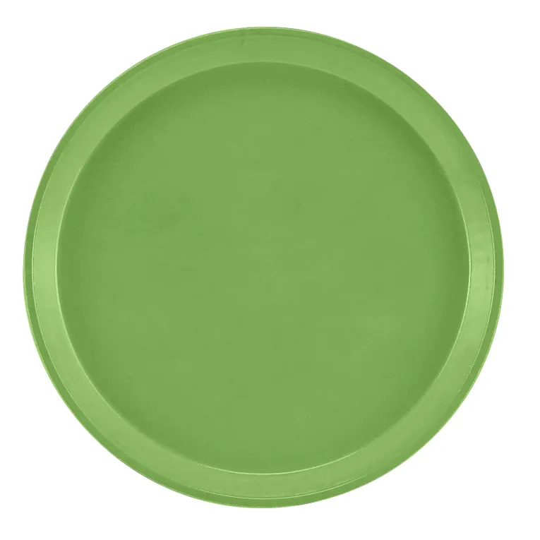Cambro 1000113 I Camtray Round Tray I 10" (255 mm) I Lime-ade I Case of 12