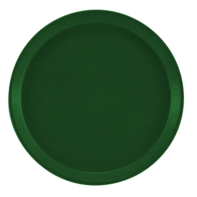 Cambro 1000119 I Camtray Round Tray I 10" (255 mm) I Sherwood Green I Case of 12