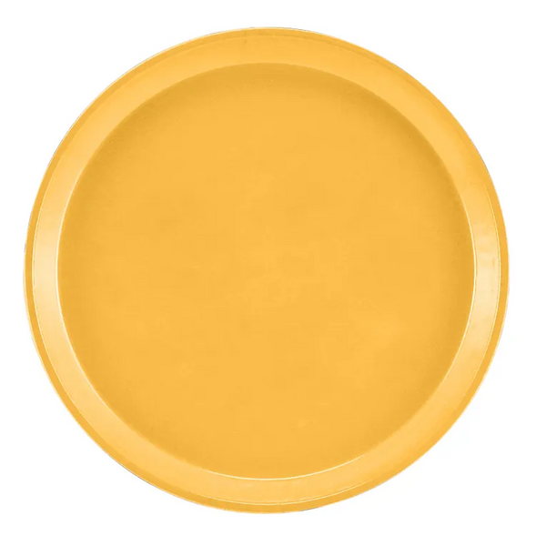 Cambro 1000171 I Camtray Round Tray I 10" (255 mm) I Tuscan Gold I Case of 12