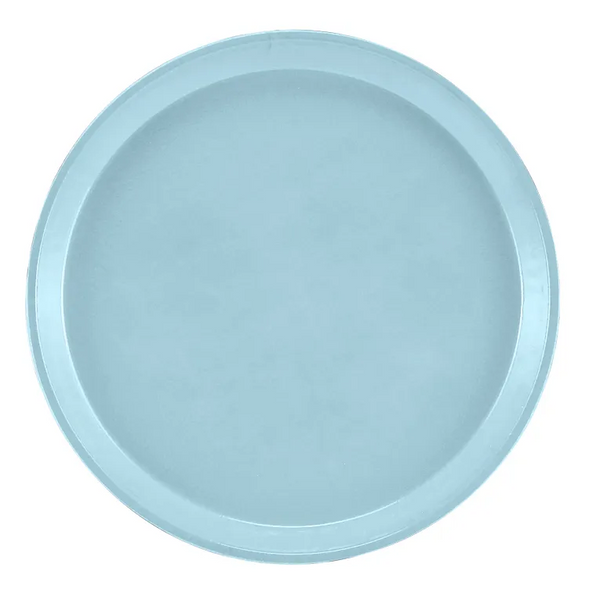 Cambro 1000177 I Camtray Round Tray I 10" (255 mm) I Sky Blue I Case of 12