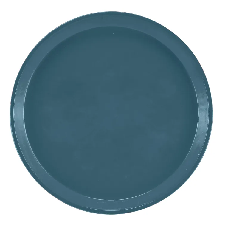 Cambro 1000401 I Camtray Round Tray I 10" (255 mm) I Slate Blue I Case of 12