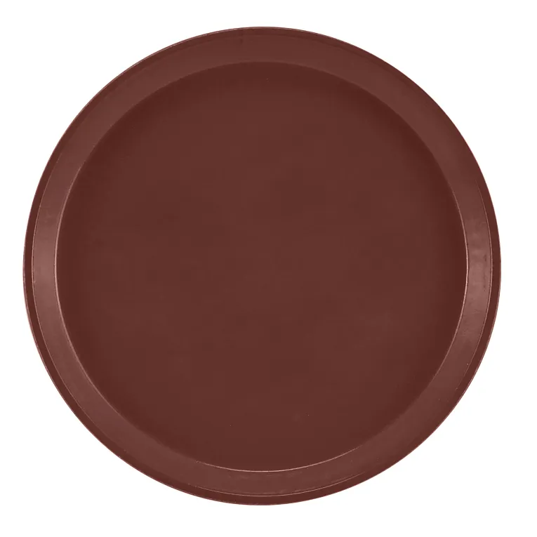 Cambro 1000501 I Camtray Round Tray I 10" (255 mm) I Real Rust I Case of 12