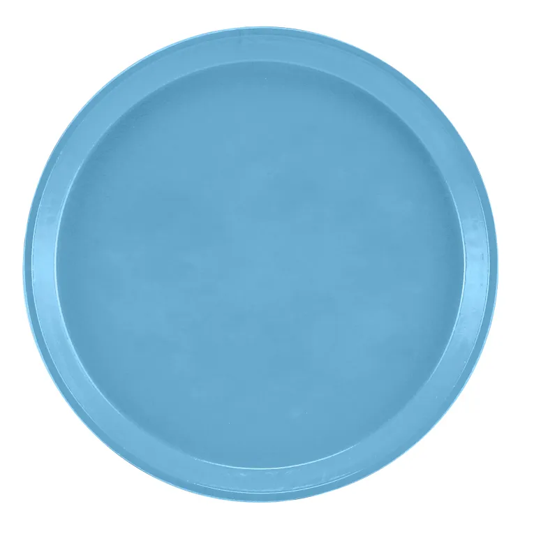 Cambro 1000518 I Camtray Round Tray I 10" (255 mm) I Robin Egg Blue I Case of 12
