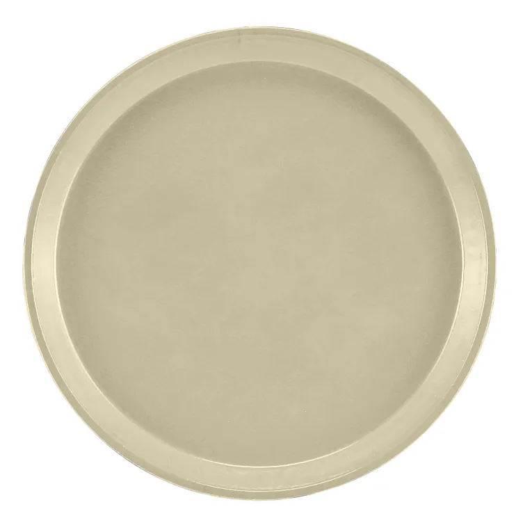 Cambro 1000537 I Camtray Round Tray I 10" (255 mm) I Cameo Yellow I Case of 12