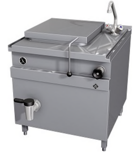 MKN 10018794 | Steam Quick Boiling Kettle | 1 Rectangle | 125L | Cooking Kettle | Steam Kettle