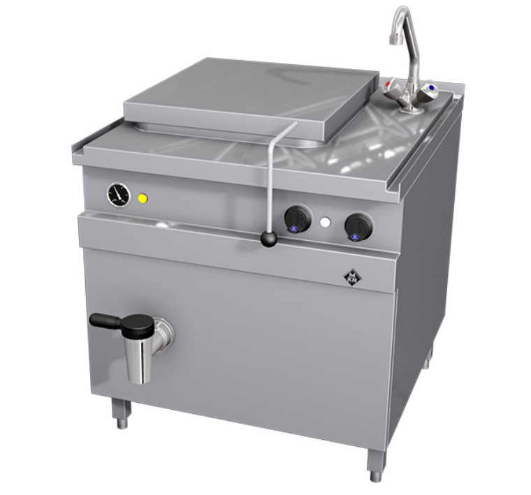 MKN 10018798 | Electric Quick Boiling Kettle | 1 Rectangle | 125L | Cooking Kettle