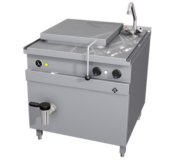 MKN 10018798 | Electric Quick Boiling Kettle | 1 Rectangle | 125L | Cooking Kettle