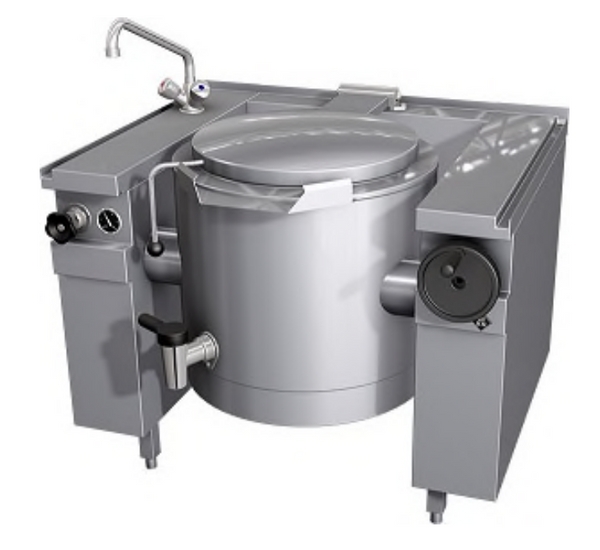 MKN 10019199 | Steam Quick Boiling Kettle | Manual Tilting | Boiling Kettle | 60L