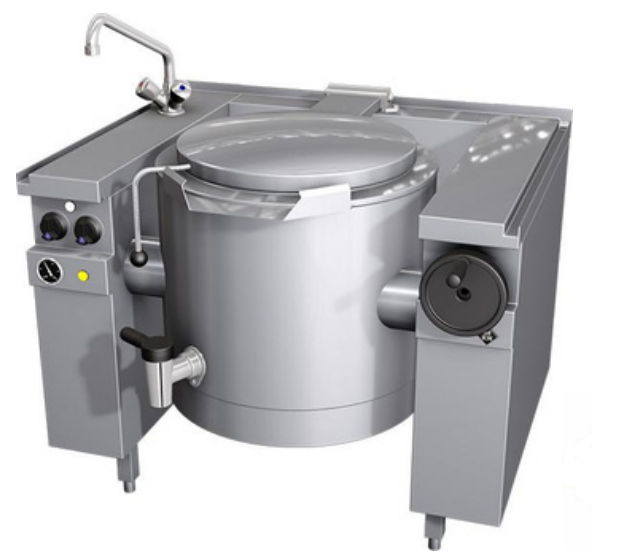 MKN 10019207 | Electric Quick Boiling Kettle | Manual Tilting Vapro | 60L | Cooking Kettle