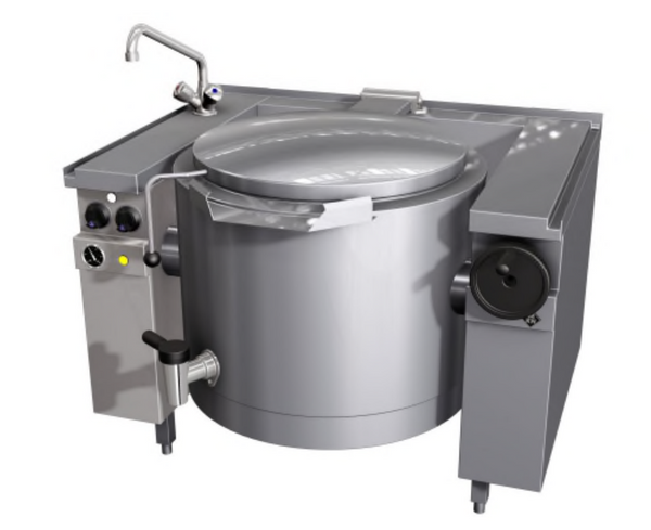 MKN 10019210 | Electric Quick Boiling Kettle | Manual Tilting Vapro| 100L | Cooking Kettle