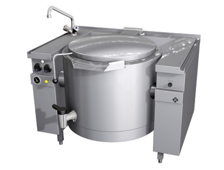MKN 10019211 | Electric Quick Boiling Kettle | Motorised Tilting Vapro | 100L | Cooking Kettle