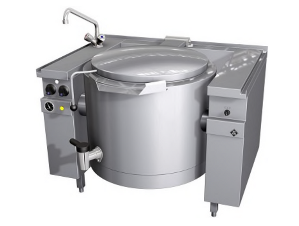 MKN 10019211 | Electric Quick Boiling Kettle | Motorised Tilting Vapro | 100L | Cooking Kettle