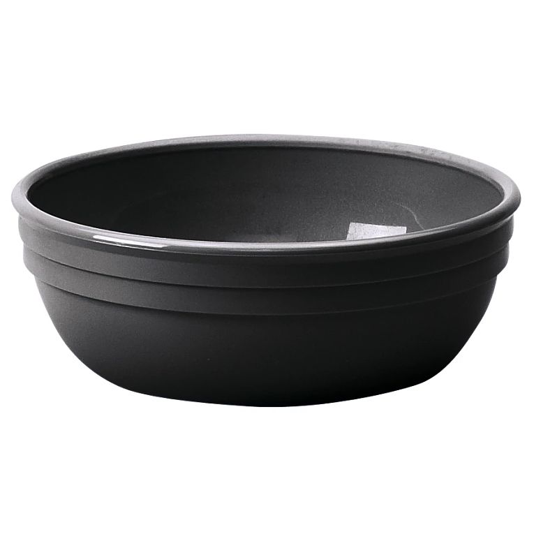 Cambro 100CW110 I Camwear Small Nappie Bowl I 370 mL (12.5 oz) I Black I Case of 48