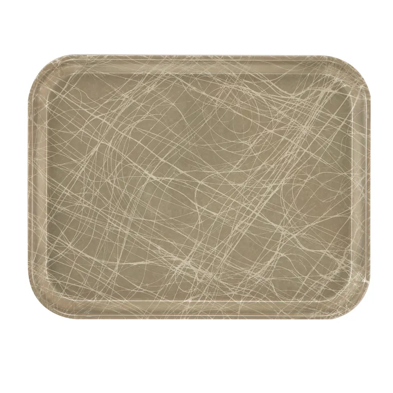 Cambro 1014215 I Camtray Fibreglass Rectangular Tray I 270x350mm I Abstract Gray I Case of 12
