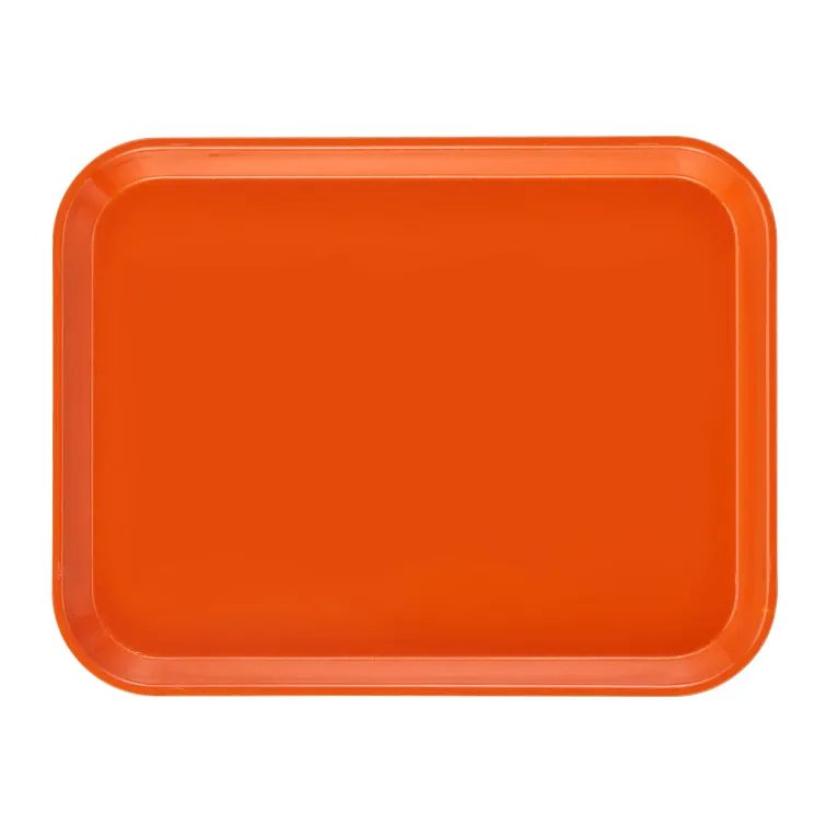 Cambro 1014220 I Camtray Fibreglass Rectangular Tray I 270x350mm I Citrus Orange I Case of 12