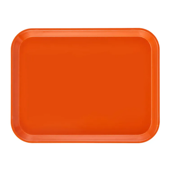 Cambro 1014220 I Camtray Fibreglass Rectangular Tray I 270x350mm I Citrus Orange I Case of 12