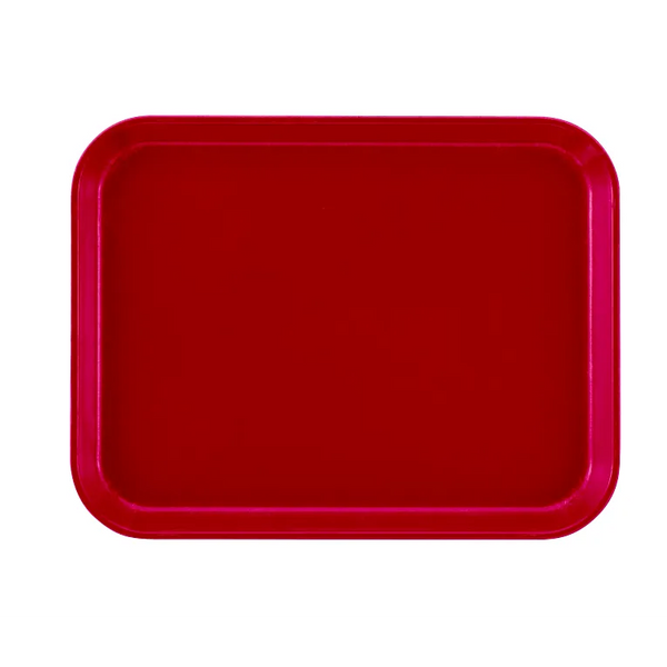 Cambro 1014221 I Camtray Fibreglass Rectangular Tray I 270x350mm I Ever Red I Case of 12