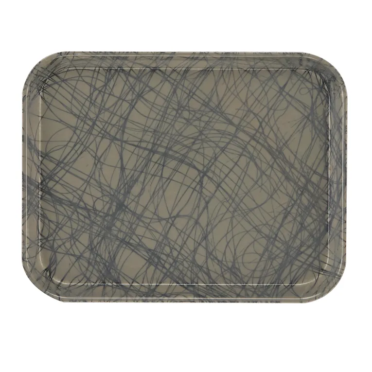 Cambro 1014277 I Camtray Fibreglass Rectangular Tray I 270x350mm I Swirl Gray I Case of 12