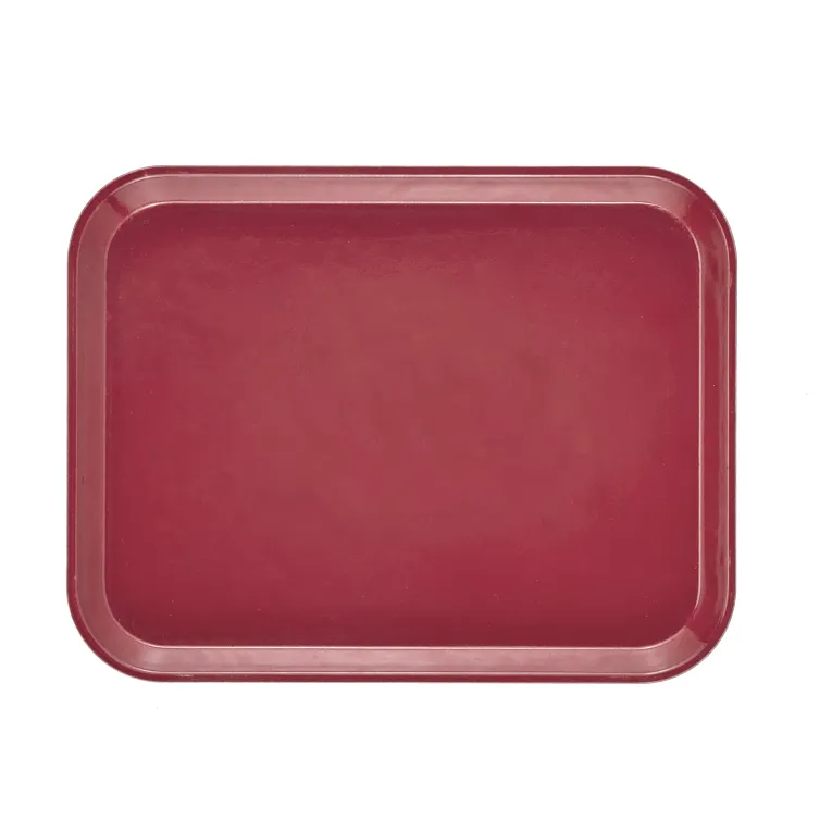 Cambro 1014410 I Camtray Fibreglass Rectangular Tray I 270x350mm I Raspberry Cream I Case of 12