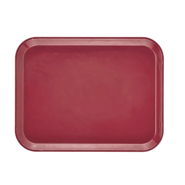 Cambro 1014410 I Camtray Fibreglass Rectangular Tray I 270x350mm I Raspberry Cream I Case of 12