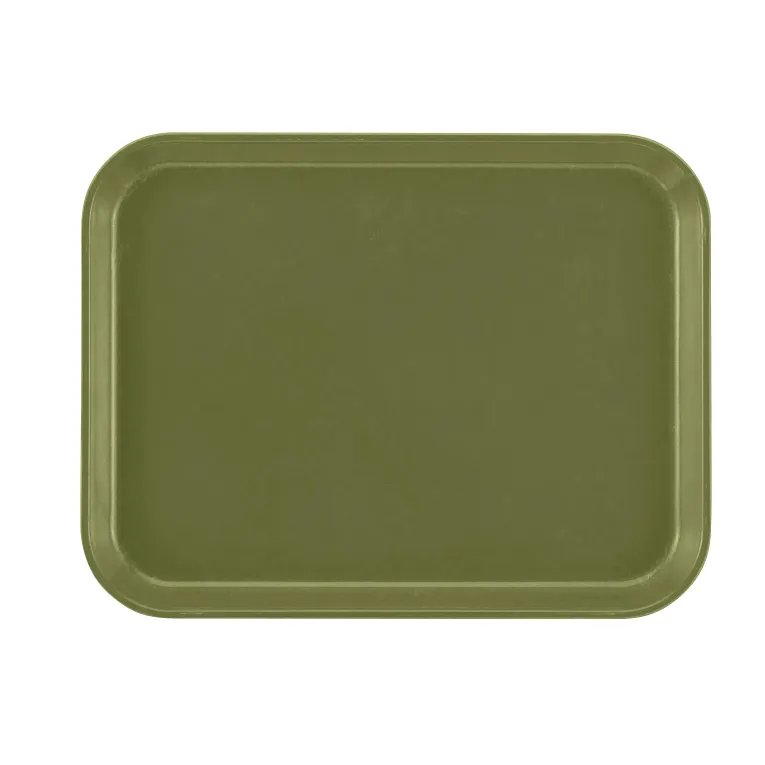 Cambro 1014428 I Camtray Fibreglass Rectangular Tray I 270x350mm I Olive Green I Case of 12