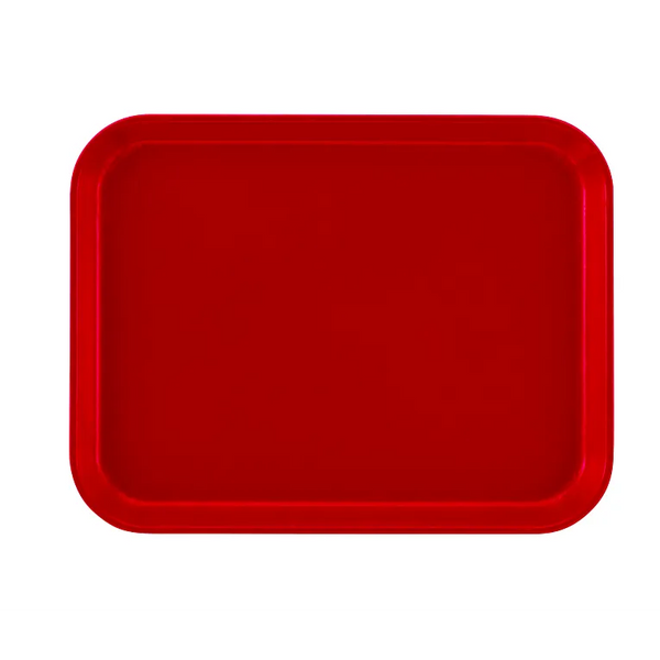 Cambro 1014510 I Camtray Fibreglass Rectangular Tray I 270x350mm I Signal Red I Case of 12