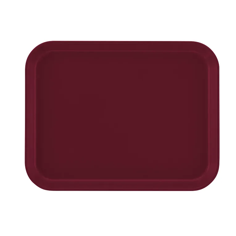 Cambro 1014522 I Camtray Fibreglass Rectangular Tray I 270x350mm I Burgundy Wine I Case of 12