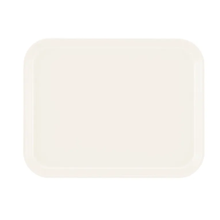 Cambro 1014538 I Camtray Fibreglass Rectangular Tray I 270x350mm I Cottage White I Case of 12