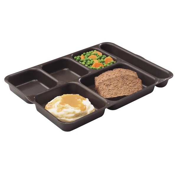 Cambro 10146DCP167 I Co-Polymer Separator Compartment Trays I 6 Compartments I Dark Brown I Case of 24
