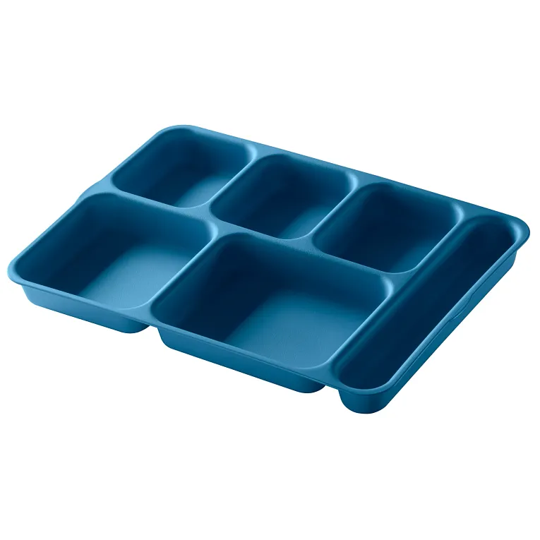 Cambro 10146DCP414 I Co-Polymer Separator Compartment Trays I 6 Compartments I Teal I Case of 24