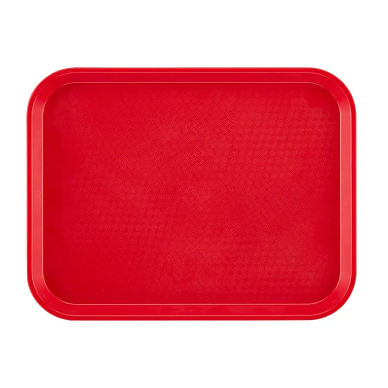Cambro 1014FF163 I Fast Food Rectangular Tray I 26.5 x 34.5 cm I Red I Case of 24