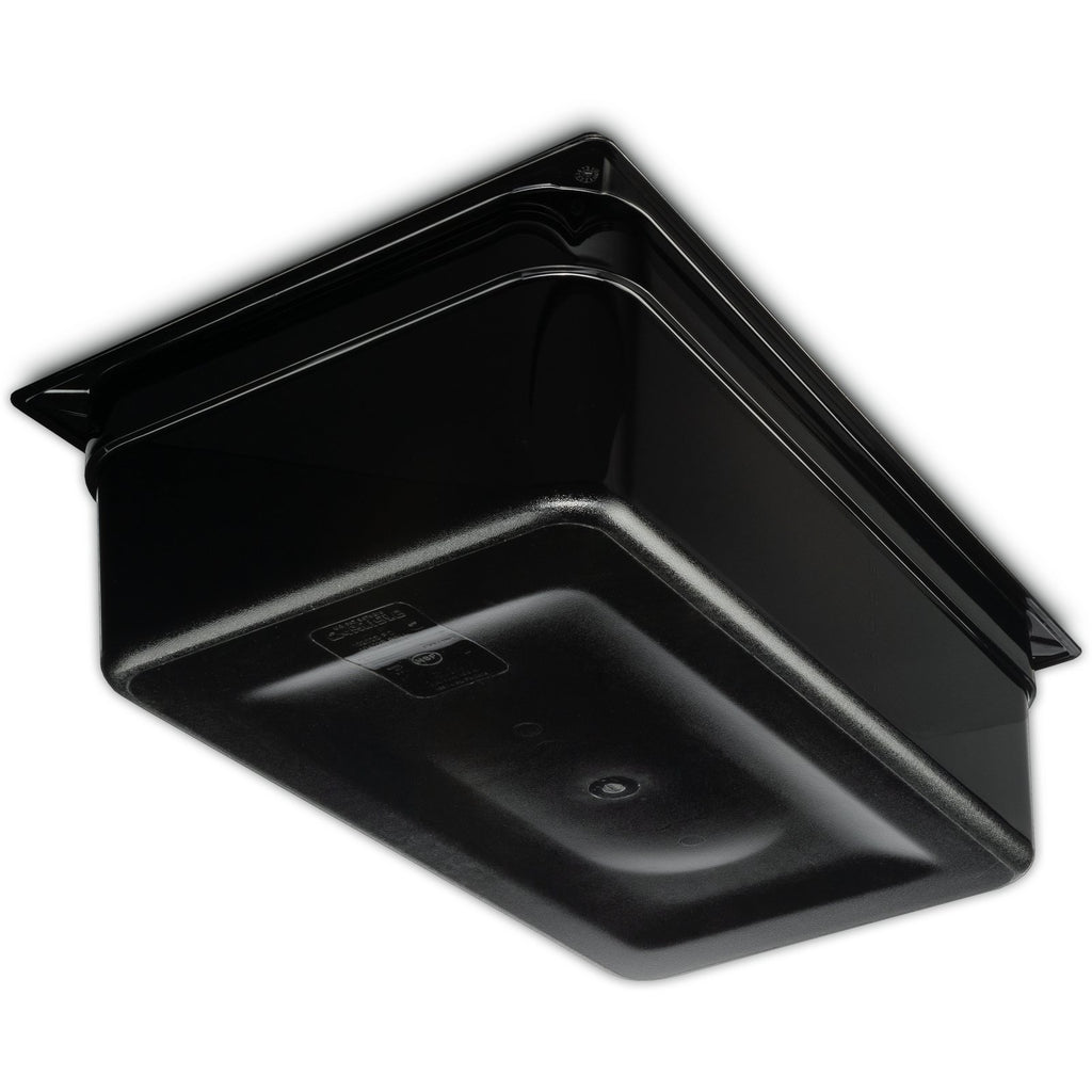 Carlisle 10202B03 | StorPlus™ Polycarbonate Food Pan Full-Size | 150mm Deep | Black | 24.1L | Case of 6